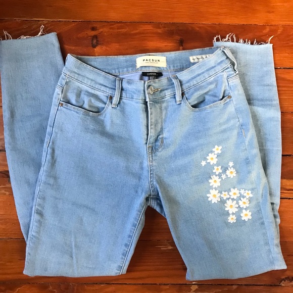 PacSun Denim - pacsun embroidered jeans